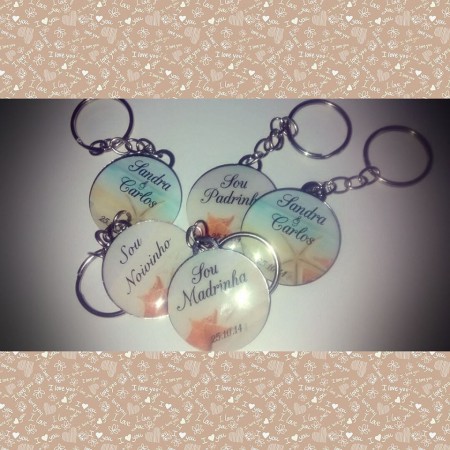 CHAVEIRINHO PERSONALIZADO R$ 1,50